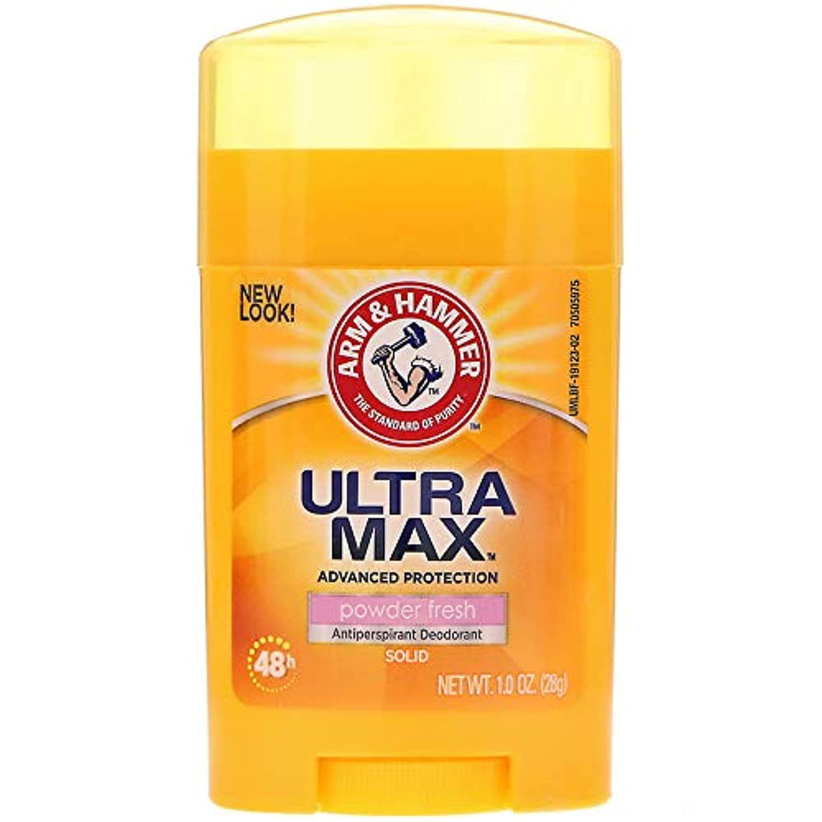 ARM & HAMMER Ultramax Powder Fresh Solid Antiperspirant Deodorant - 28 Gram - Long-Lasting Freshness