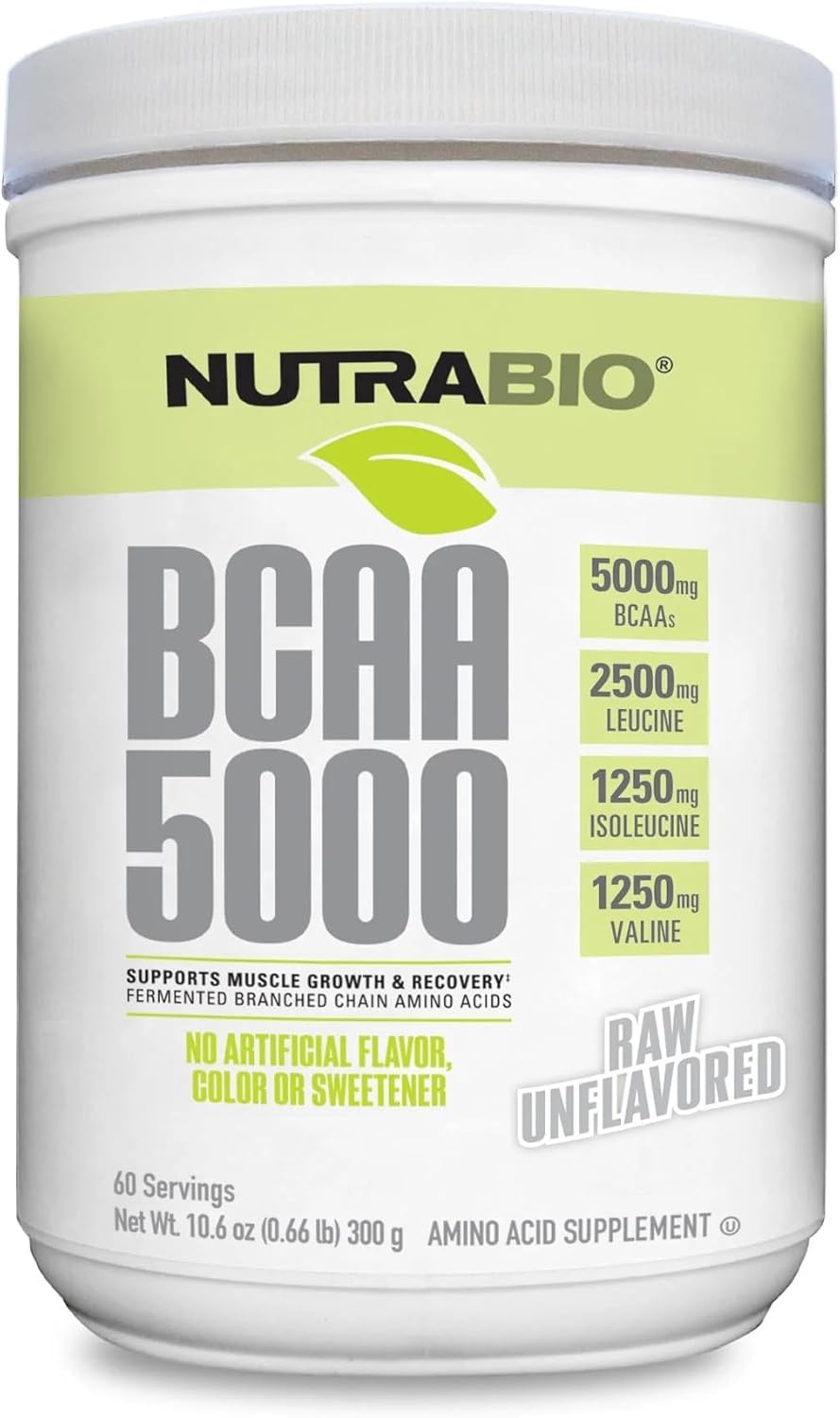ناترا بايو BCAA ٥٠٠٠ بودرة - غير بنكهة - ٤٠٠ جم