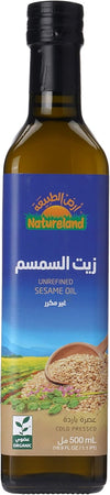 Pure Natureland Sesame Oil 500ml - Cold-Pressed for Authentic Flavor