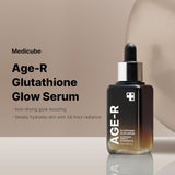 美迪큄 AGE-R Glutathione Glow Serum，专属色素和弹性精华，24小时纯粹光彩，活性光泽技术，日常使用，韩国护肤