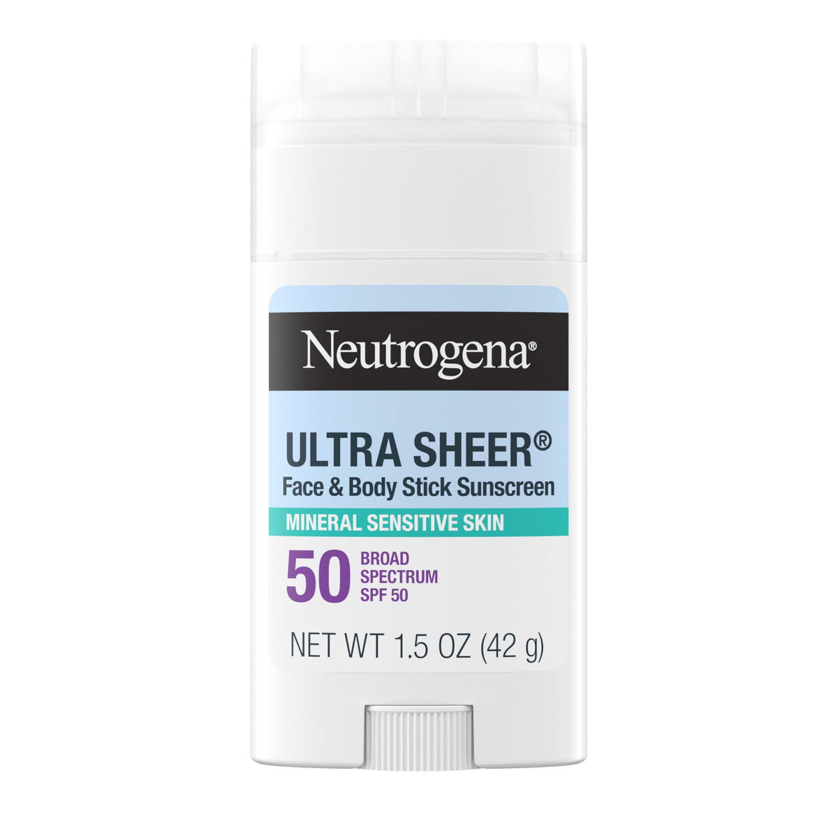 Neutrogena Ultra Sheer Mineral Face & Body Stick SPF 50 - Multi-Purpose Sunscreen