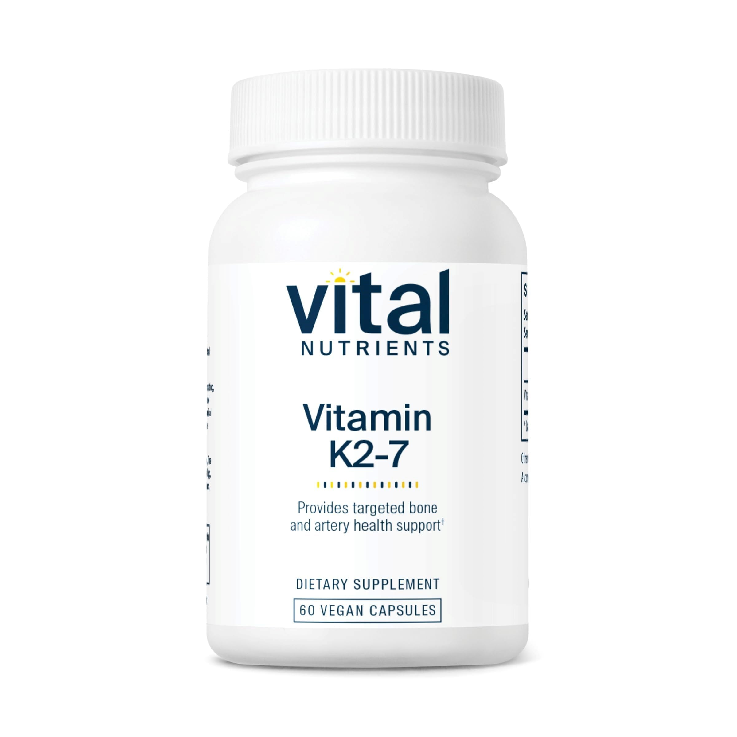 Vital Nutrients K2-7 - Bone & Artery Health Support - 60 Capsules