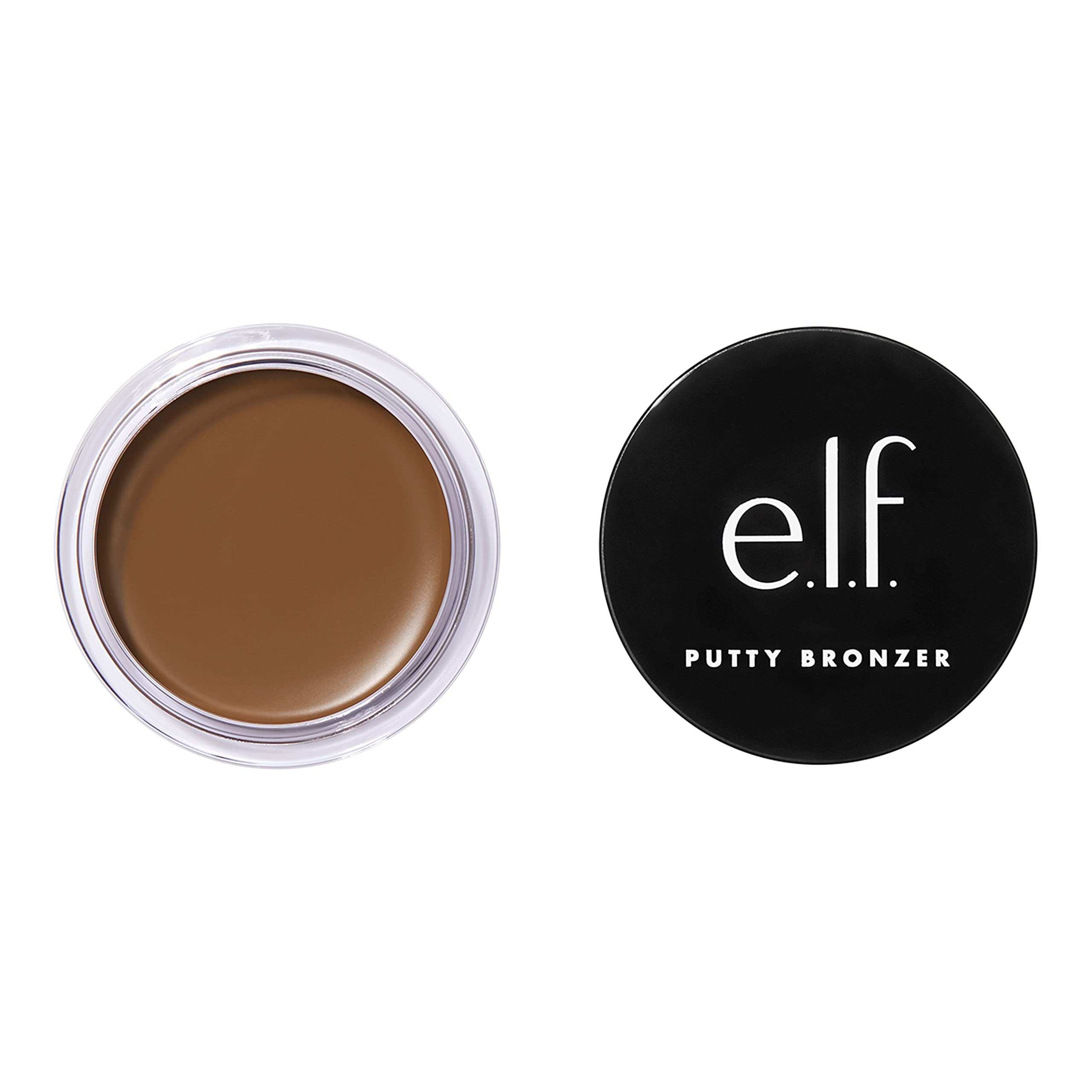 e.l.f. Putty Bronzer - Creamy, Highly Pigmented Bronzer with Argan Oil & Vitamin E | Long-Lasting Glow, 0.35 Oz