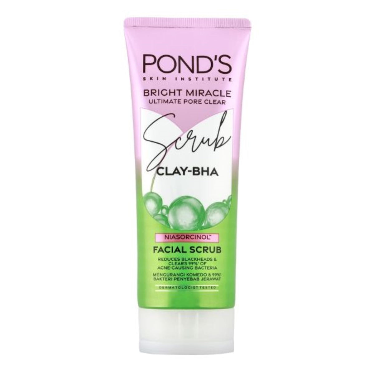 Pond's Clear Solution Antibacterial Facial Scrub (100gm)