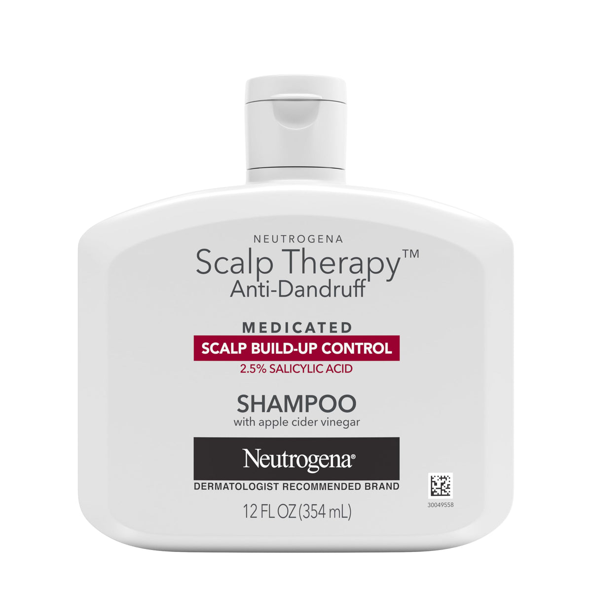 Neutrogena Scalp Therapy Anti-Dandruff Shampoo with Salicylic Acid & Apple Cider Vinegar - 12 fl oz