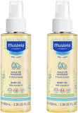 علبة ميني دو (Duo Pack) لزيت موسيلي للرضع - الزيت المرطب للمساج (٢ × ١٠٠ مل)