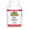 Natural Factors أقراص سترات الزنك - لدعم المناعة وصحة البشرة - ٩٠ قرص