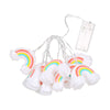 ARNIM 5FT 10LED Rainbow String Lights - Decorative LED Hanging Fairy Lights for Festivals, Easter, Carnival, and Parties