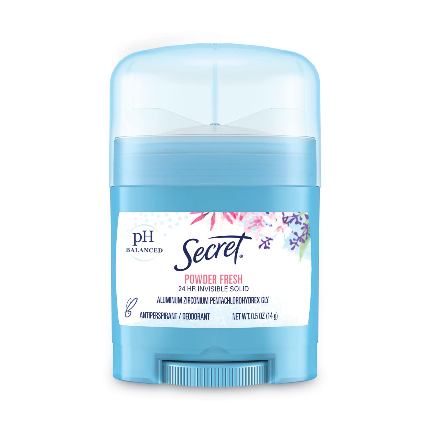 SECRET Powder Fresh Invisible Solid Deodorant - Travel Size, 2-Pack (0.5 oz each)