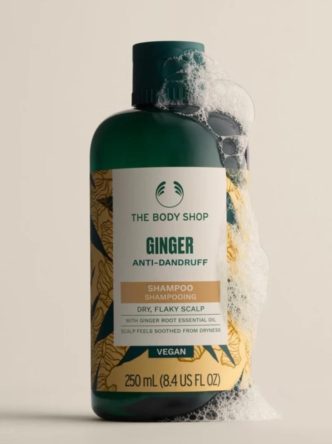 The Body Shop Ginger Shampoo (250ml) - For Itchy Scalp Relief