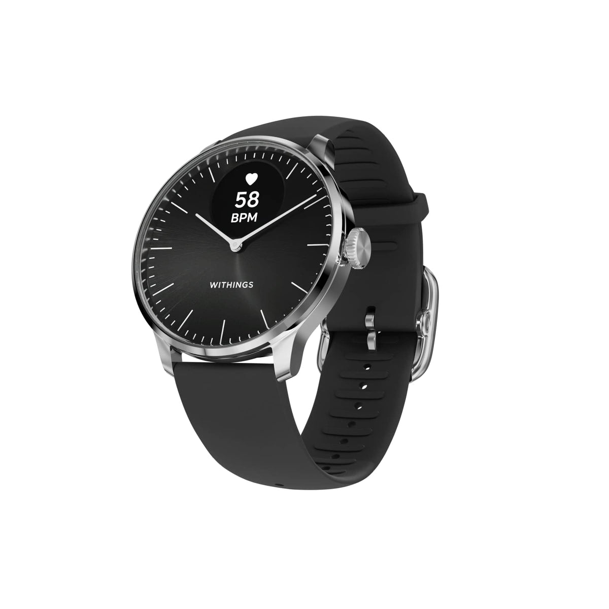 Withings ScanWatch Light Hybrid Smartwatch - Heart Rate, Fitness & Sleep Tracking