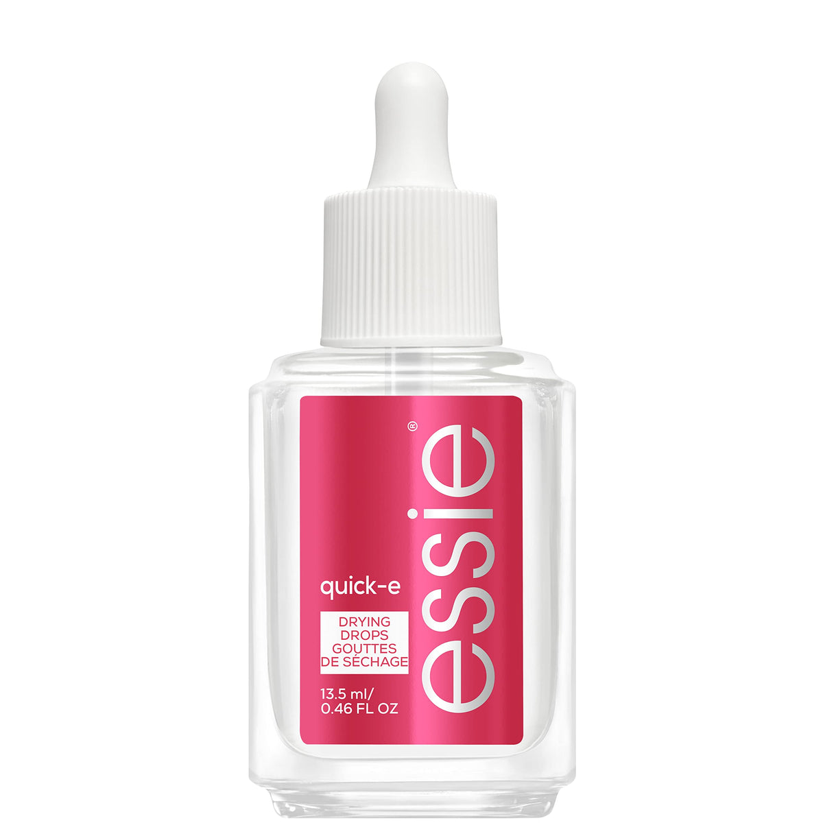 essie Quick-E Fast-Drying Nail Polish Drops - Clear, 13.5ml