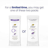 Dove 0% Aluminum Deodorant Stick - Lavender & Vanilla - Gentle & Non-Irritating - 2.6 oz