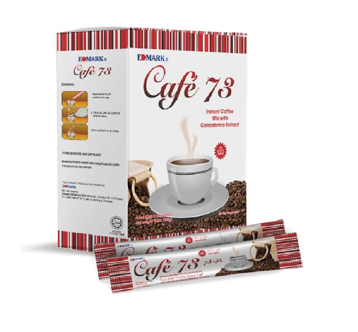 Edmark Cafe 73 Sugar Free Coffee - Healthy & Delicious Blend