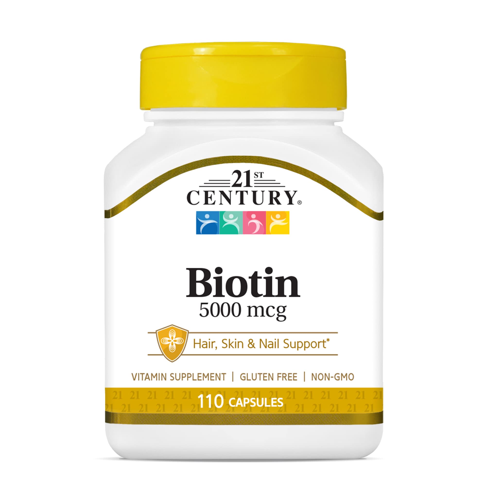 21st Century Super Potency Biotin - 5000 mcg, 110 Capsules
