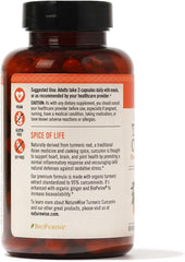 NatureWise Curcumin Turmeric 2250mg - 95% من الكركمين ومستخلص الفلفل الأسود BioPerine لامتصاص متقدم - دعم يومي لصحة المفاصل والجهاز المناعي - نباتي، غير معدّل وراثيًا، 90 قطعة [إمدادات لمدة 30 يومًا] 