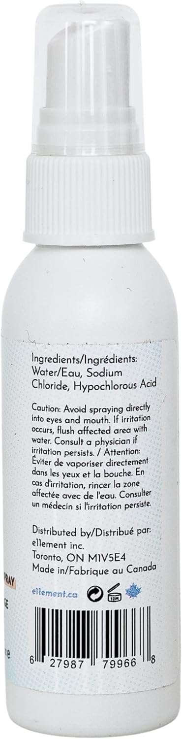 e11ement Hypochlorous Acid Cleanser for Adult and Teenage Acne & Eczema – Tattoo, Piercing & Post Procedure Aftercare – Post Workout Skin - Daily Toner, Dry Eye and Lash Spray (Medium 4 oz.)