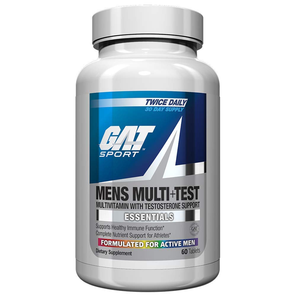 GAT Sport Men's Multi + Test Multivitamin, 60 Tablets