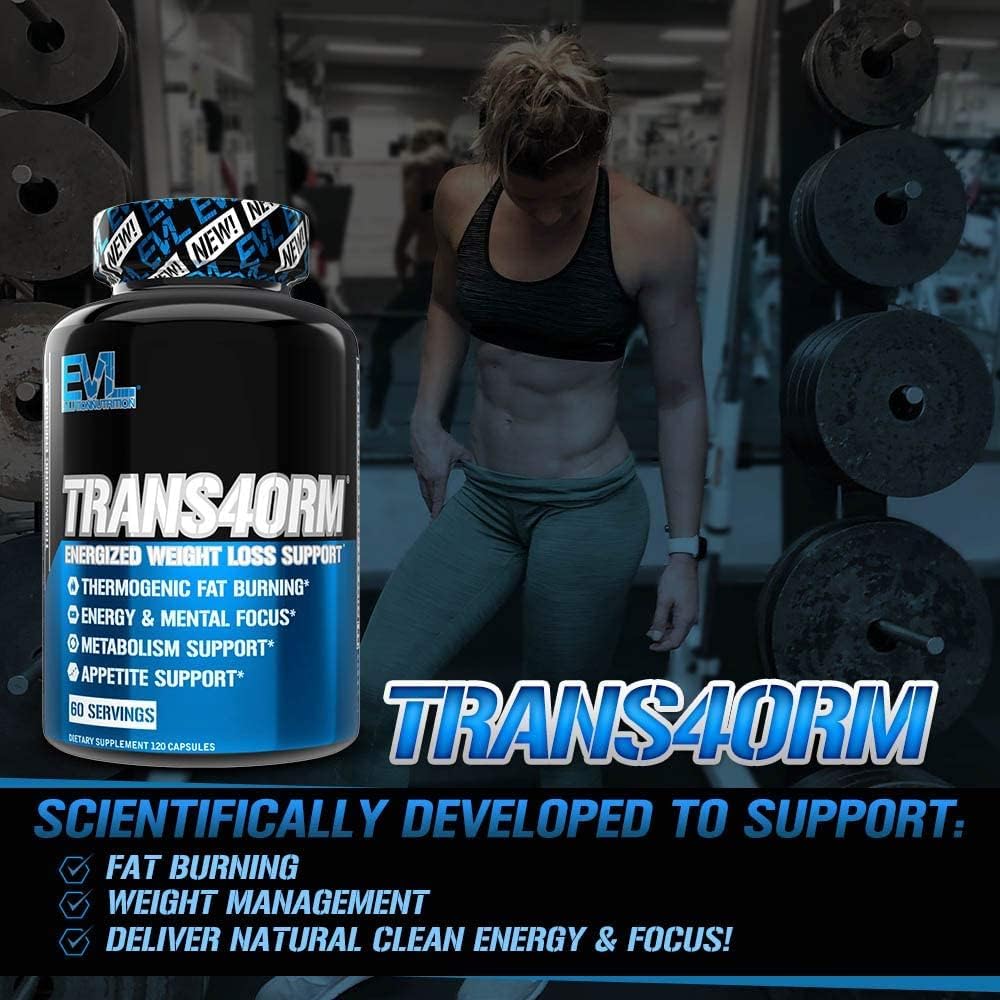 EVL thermogenic fat burner with green tea for weight loss and energy