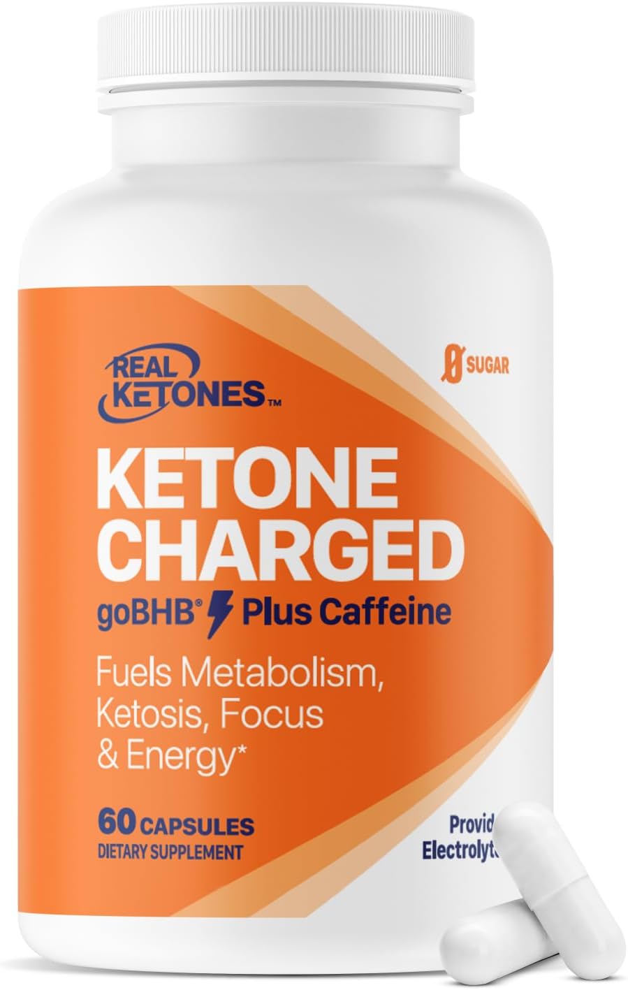 Keto BHB Salts capsules: Exogenous ketones supplement for enhanced energy, focus, and ketosis.