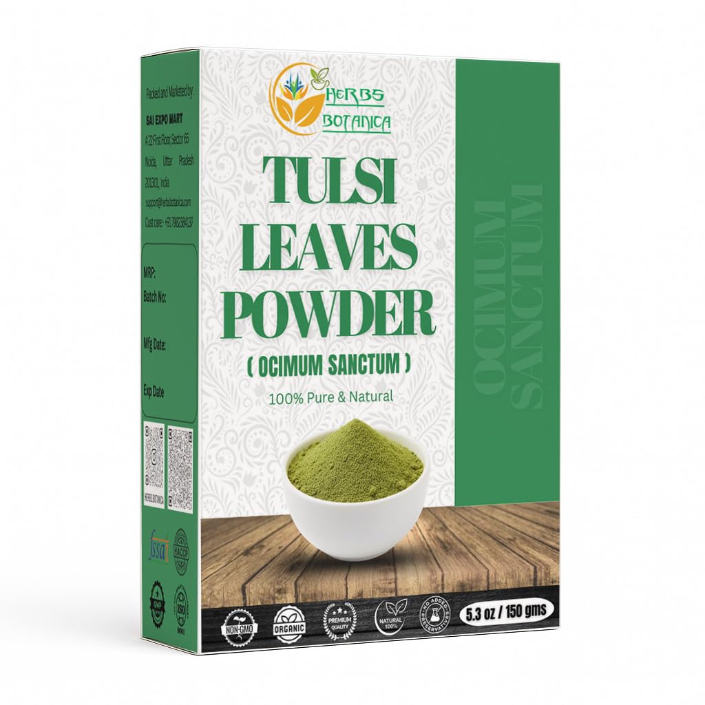 Organic Tulsi Powder - Holy Basil Vitality & Immunity Booster for Wellness | 5.3 oz