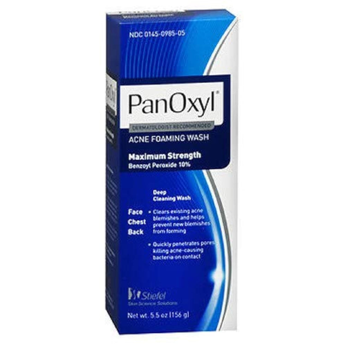 Panoxyl Foaming Acne Wash Maximum Strength - 5.5 oz (Pack of 3) - Benzoyl Peroxide Cleanser