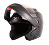 Vega Crux ISI Certified Flip-Up Helmet - Black, Medium, Clear Visor for All Riders