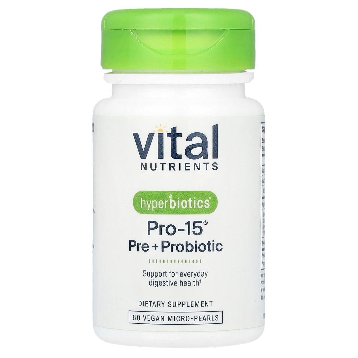 Hyperbiotics Pro-15 The Perfect Probiotic - 5 Billion CFU, 60 Time-Release Tablets