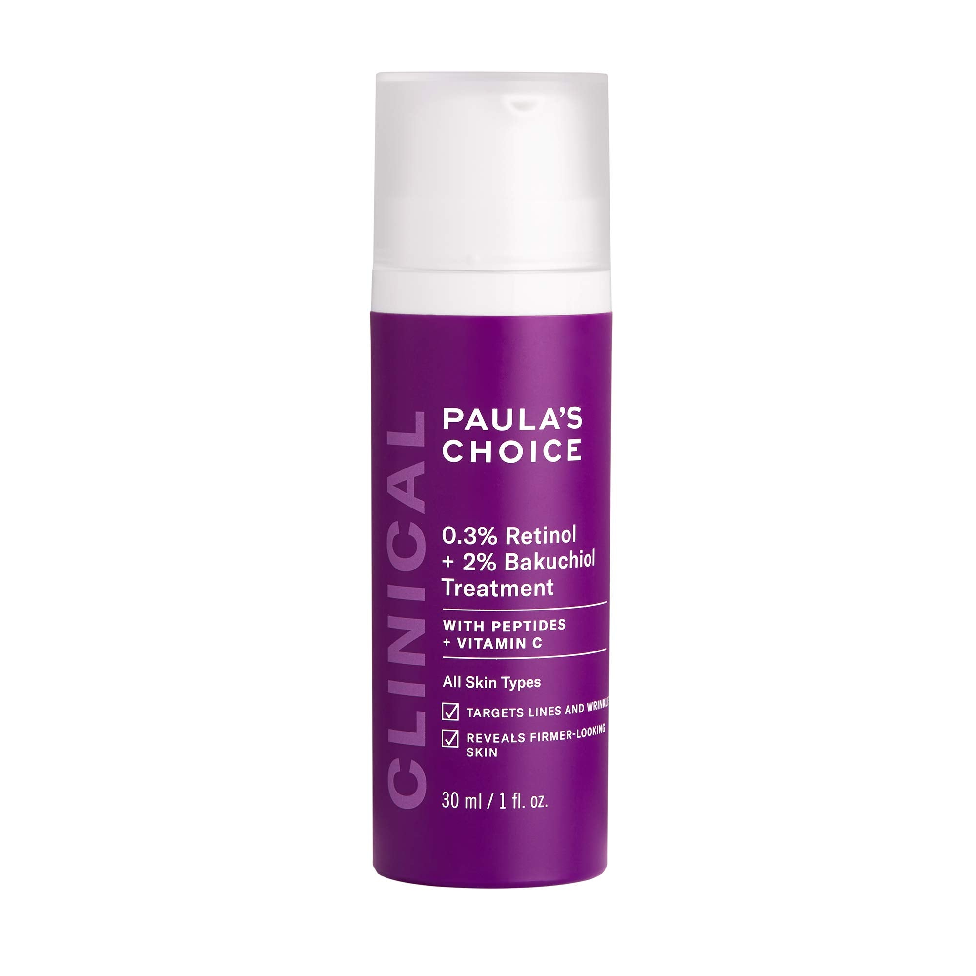 Paula's Choice CLINICAL 0.3% Retinol + 2% Bakuchiol - Anti-Aging