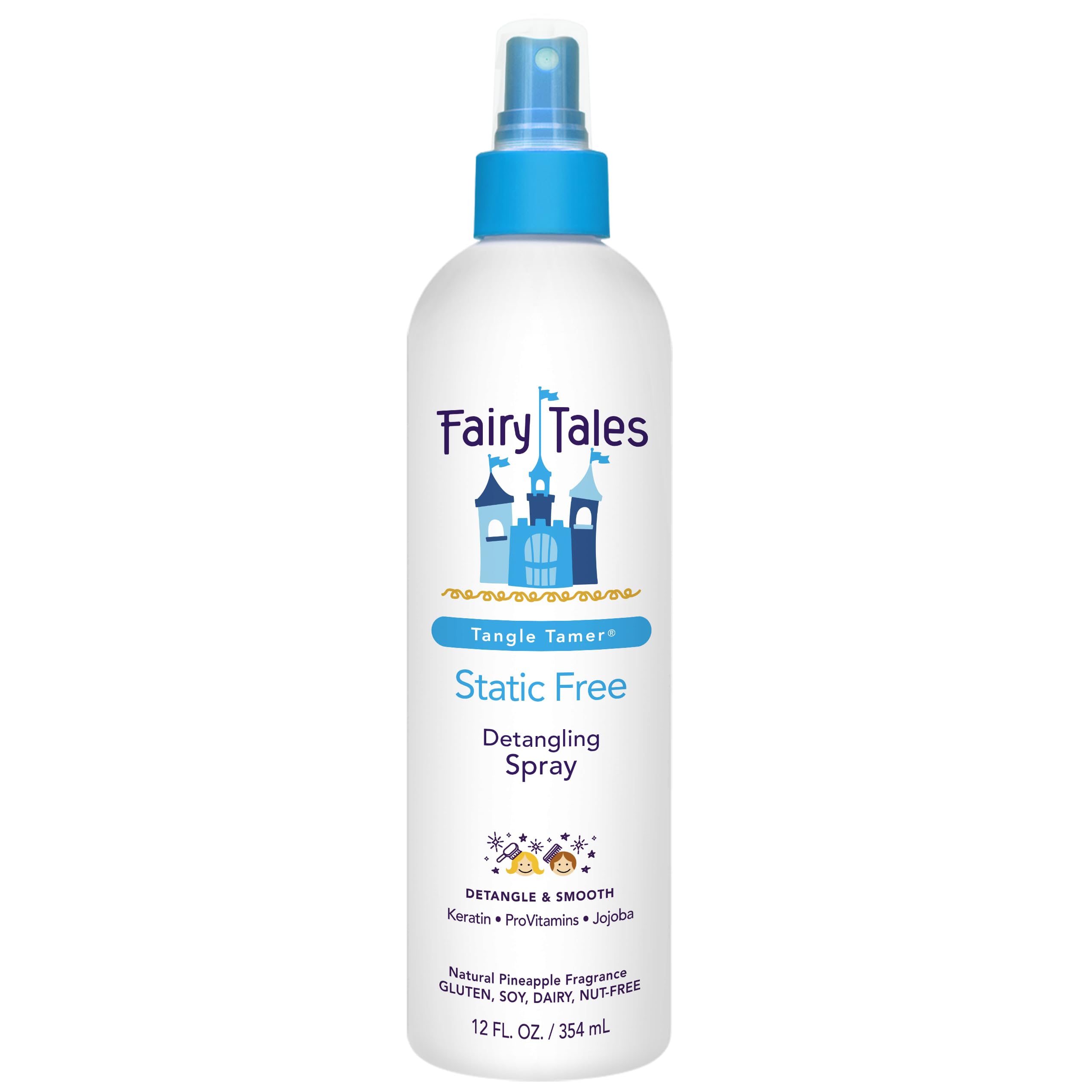 Fairy Tales Tangle Tamer Detangling Spray for Kids - Ultra Moisturizing and Anti Frizz Protection