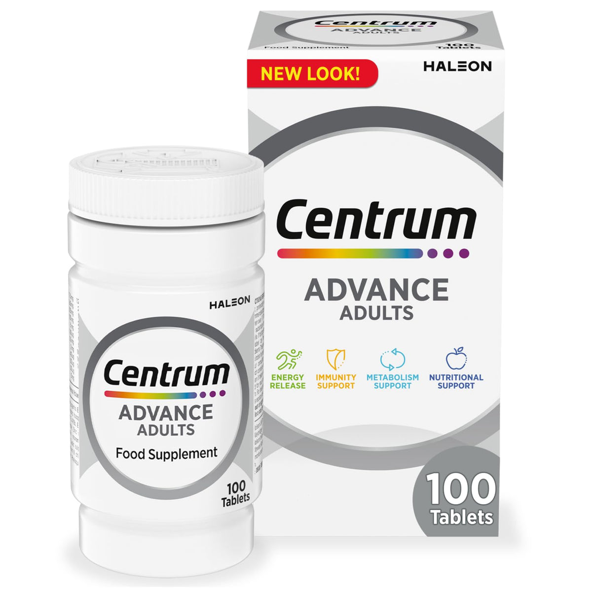 Centrum Advance Multivitamin Tablets - 100 Tabs for Day and Night Support