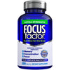 Focus Factor بقوة إضافية - مكمل غذائي لدعم وظائف الدماغ للذاكرة والتركيز - ١٢٠ حبة/قرص - يحتوي على DMAE، فيتامين د، و DHA