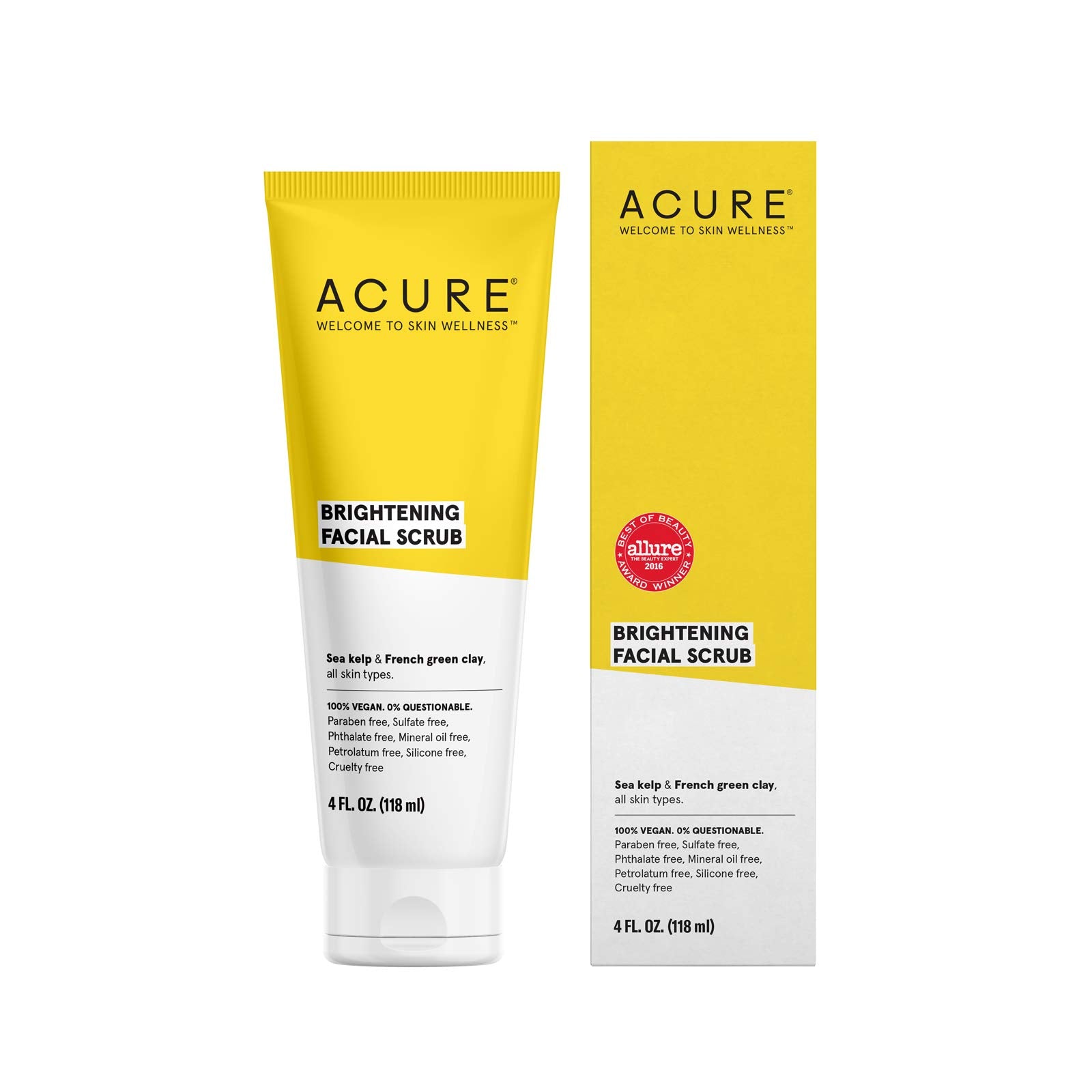 ACURE Brightening Facial Scrub - Radiance Reveal (4 oz)