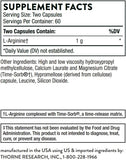 مكمل L-Arginine لدعم صحة القلب والتدفق الدموي.