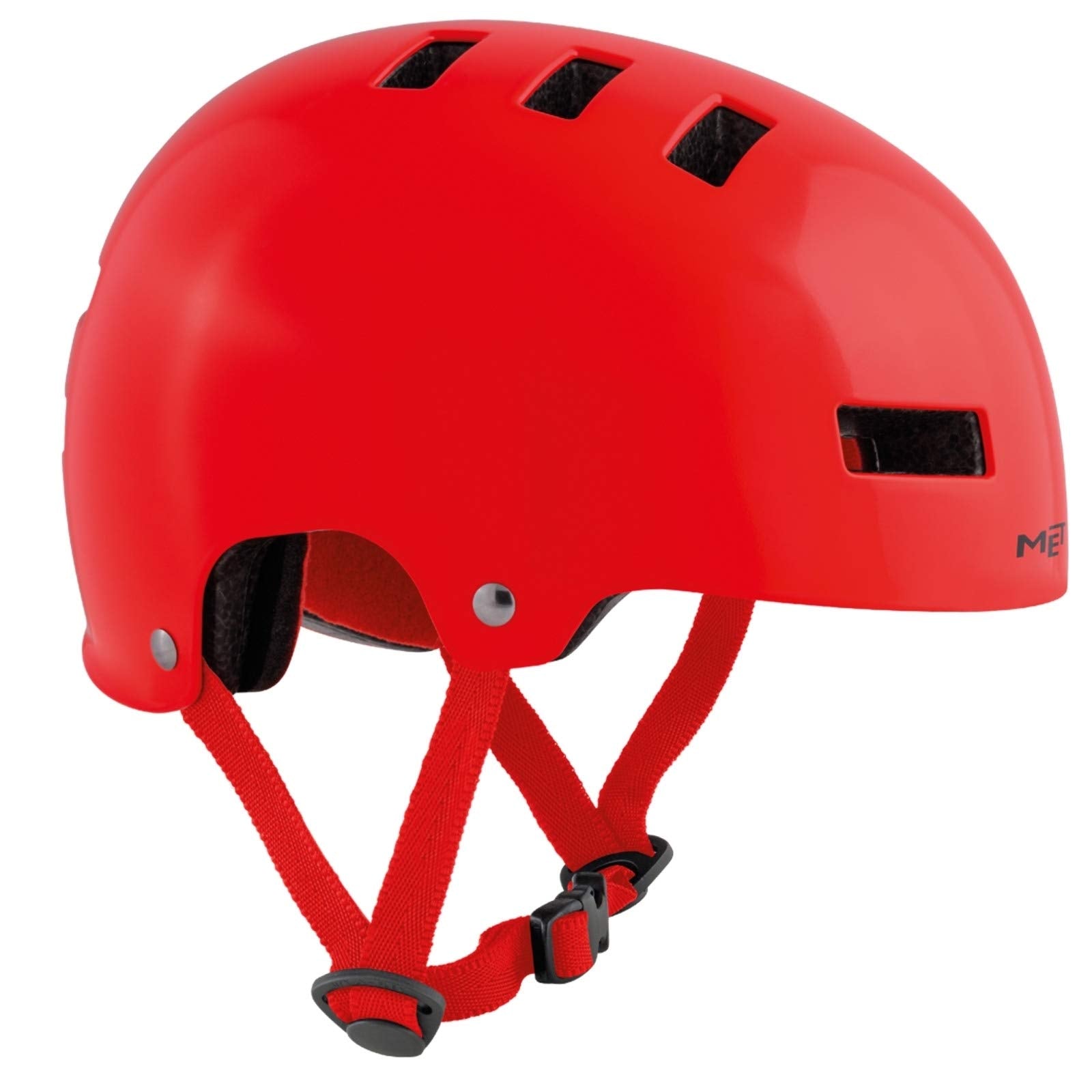 MET YOYO Children's Cycling Helmet - Red, Size S (51-55 cm)