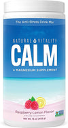 Natural Vitality Calm Magnesium Anti-Stress Drink Mix – Raspberry Lemon Flavor