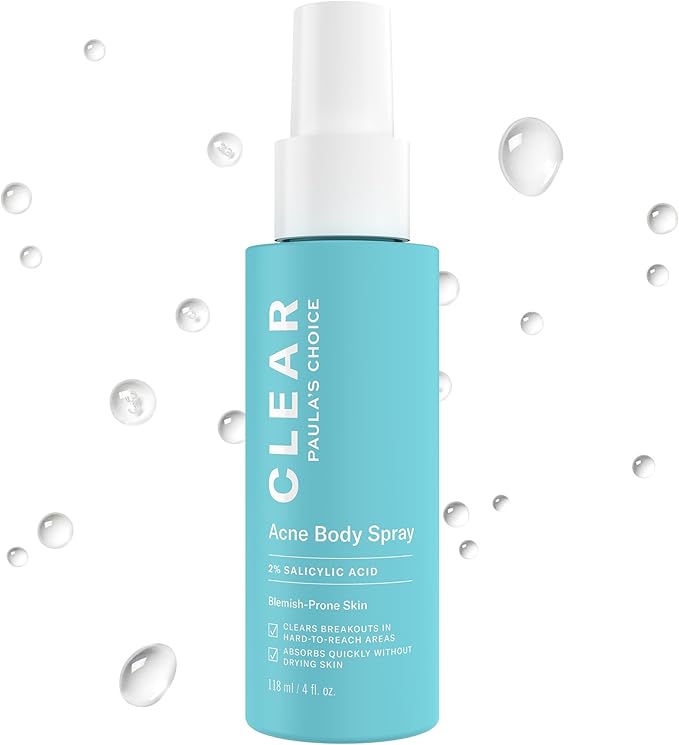Paula's Choice CLEAR Acne Spray 2% Salicylic Acid - Back & Body Exfoliant
