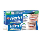 Dabur Herbal Smokers Natural Toothpaste with Salt, Mint & Blackberry - 150g