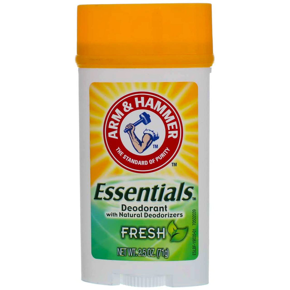 ARM & HAMMER Essentials Natural Deodorant - Fresh Scent, 2.5 oz