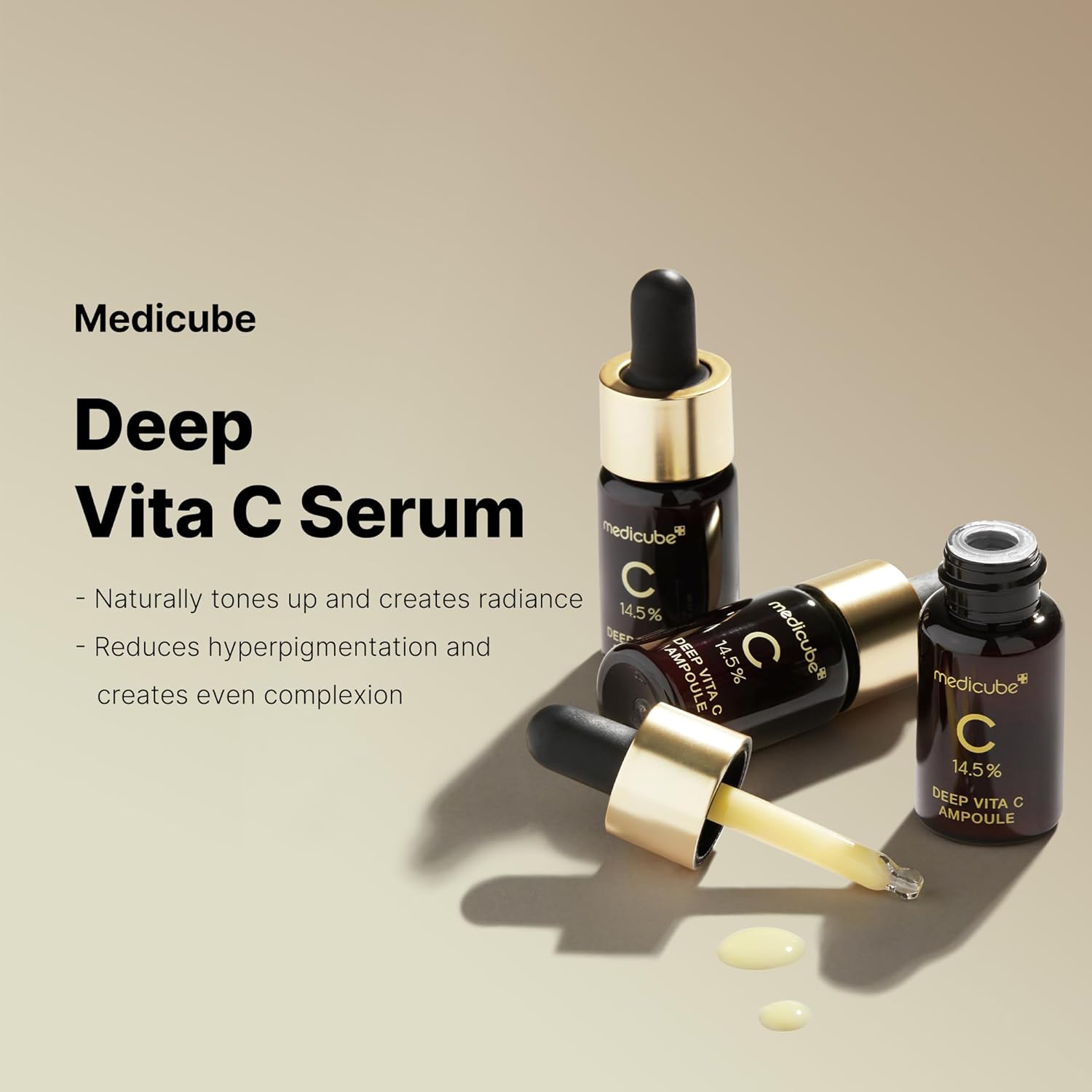 سيروم فيتامين سي ميديكوب Deep Vita C Serum 2.0 لتقليل ظهور التصبغات والبقع الداكنة
