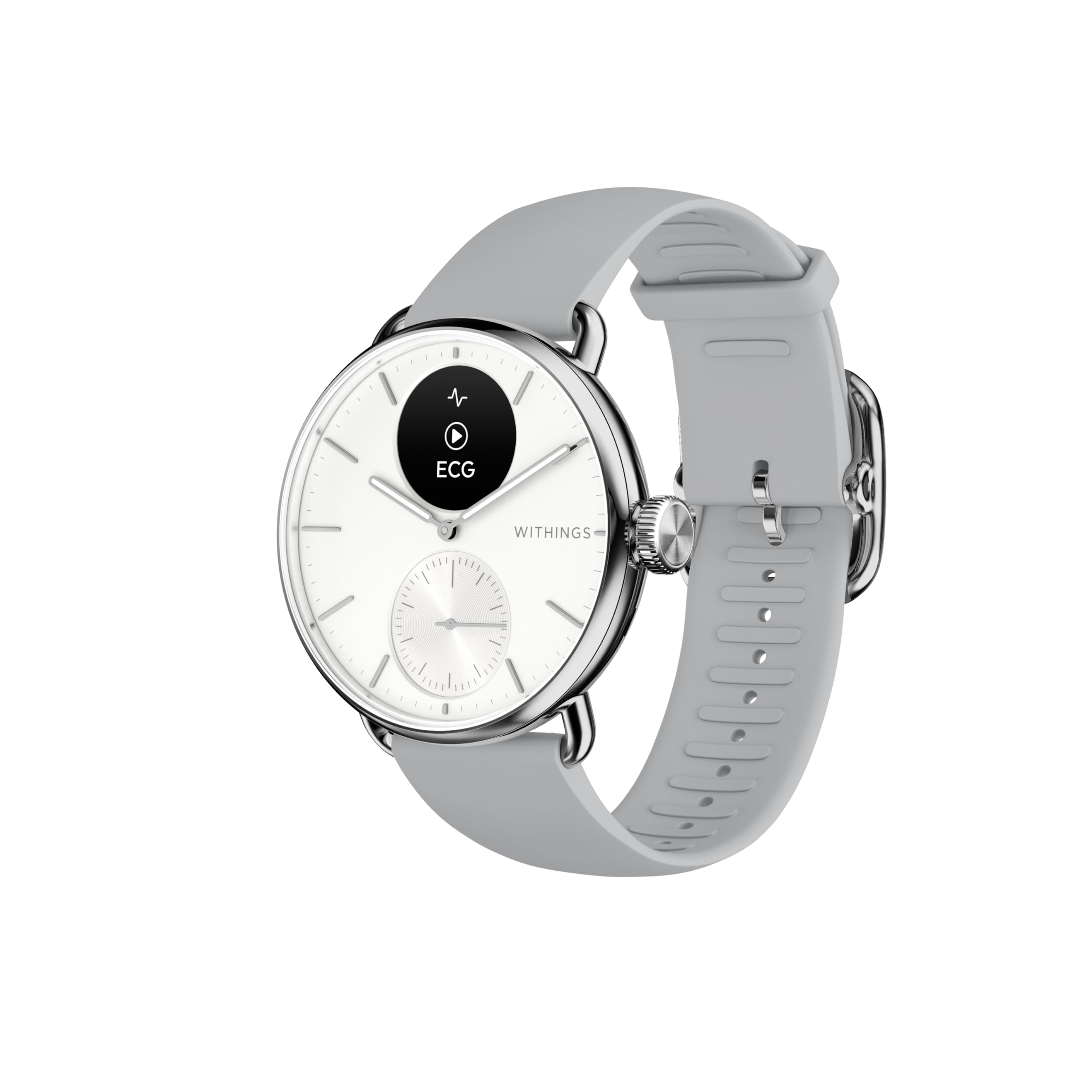 Withings ScanWatch 2 Hybrid Smartwatch – Heart Rate, ECG, Sleep & Fitness Tracker with 30-Day Battery