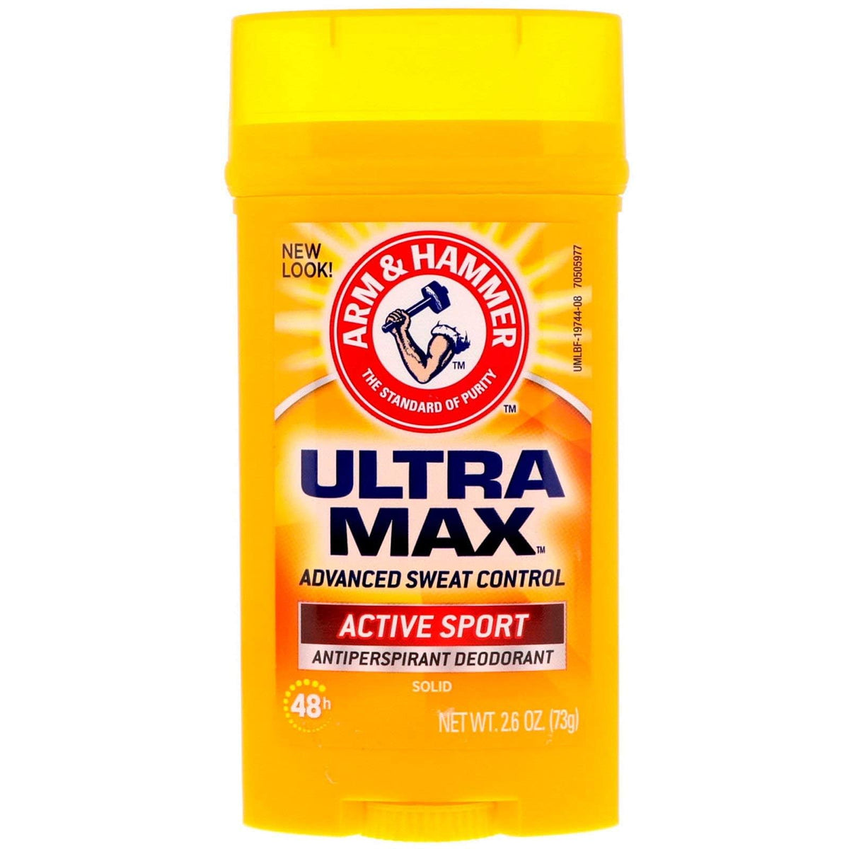 ARM & HAMMER Ultra Max Deodorant Active Sport Solid Wide - 73g