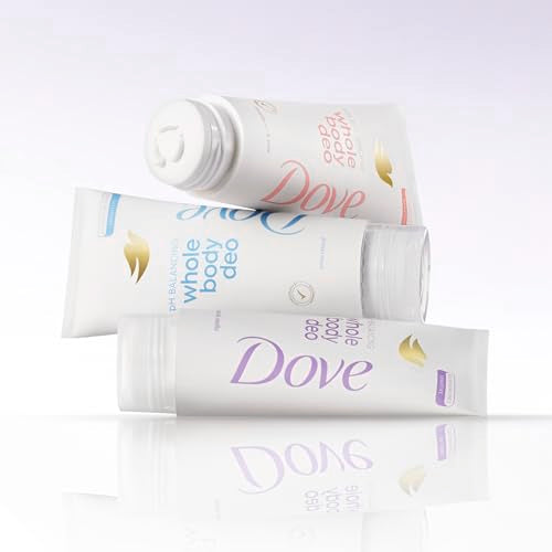 Dove Whole Body Deo Aluminum Free Invisible Cream Deodorant - Coconut & Vanilla, 72H Odor Control, 2.5 oz