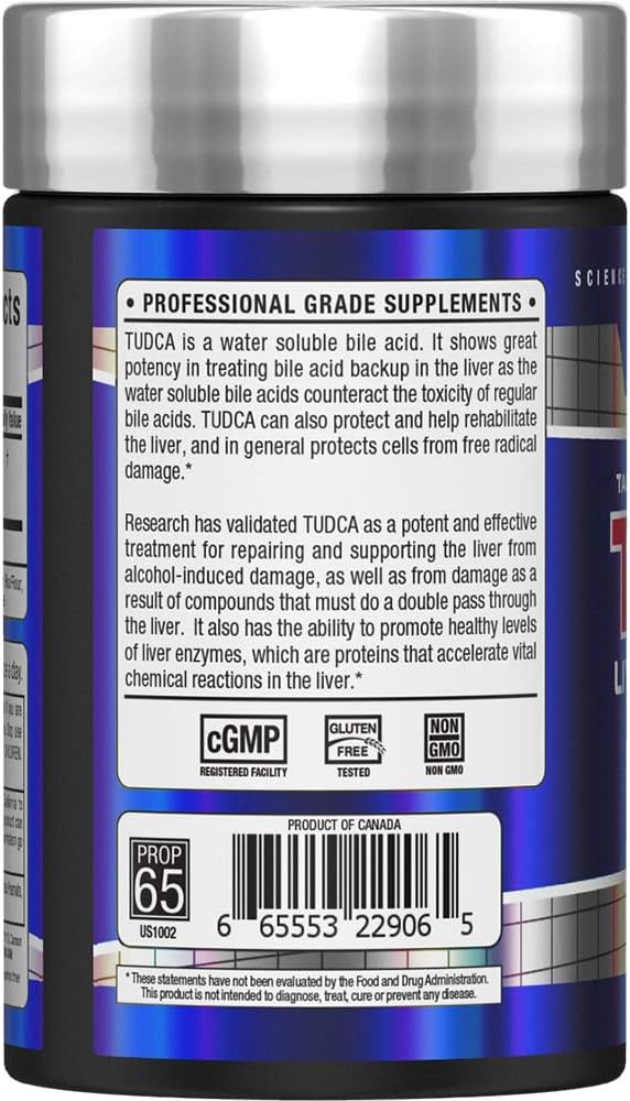 ALLMAX TUDCA 60CT - Tauroursodexoycholic Acid - Liver Detox & Gut Health