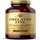 Solgar Chelated Zinc Tablets (250 Pieces)