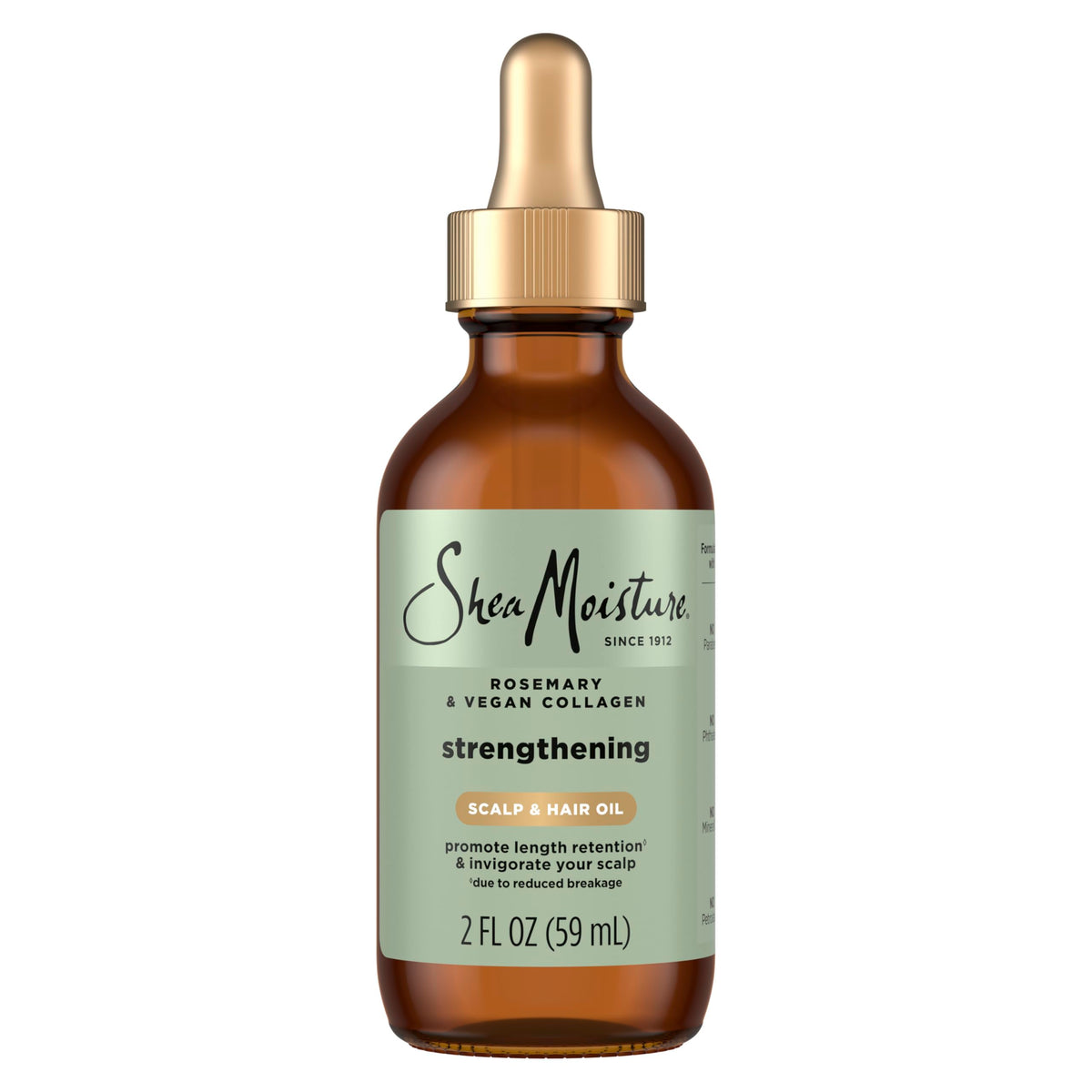 SheaMoisture Strengthening Scalp & Hair Oil - Nourish & Revitalize Hair - 2 Fl Oz (59 ml)