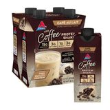 Atkins Iced Coffee Cafe Au Lait Protein Shake - Ready to Drink, High Protein, Convenient 4-Pack