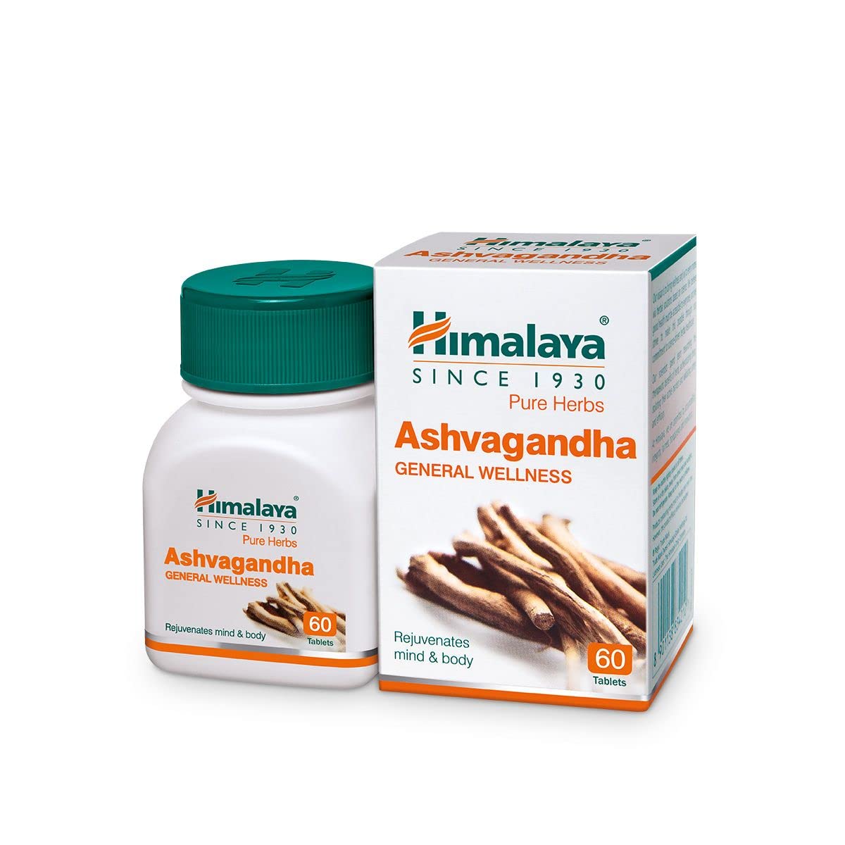 Himalaya Ashwagandha 60 Tablet Stress Relief Supplement for Mind & Body Healing