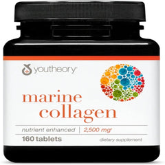 Youtheory Marine Collagen - 2,500 mg Hydrolyzed Collagen - Supports Skin* - Fish-Sourced Collagen - with Vitamin C, A, C, E, B6, B12 & More - Highly...
