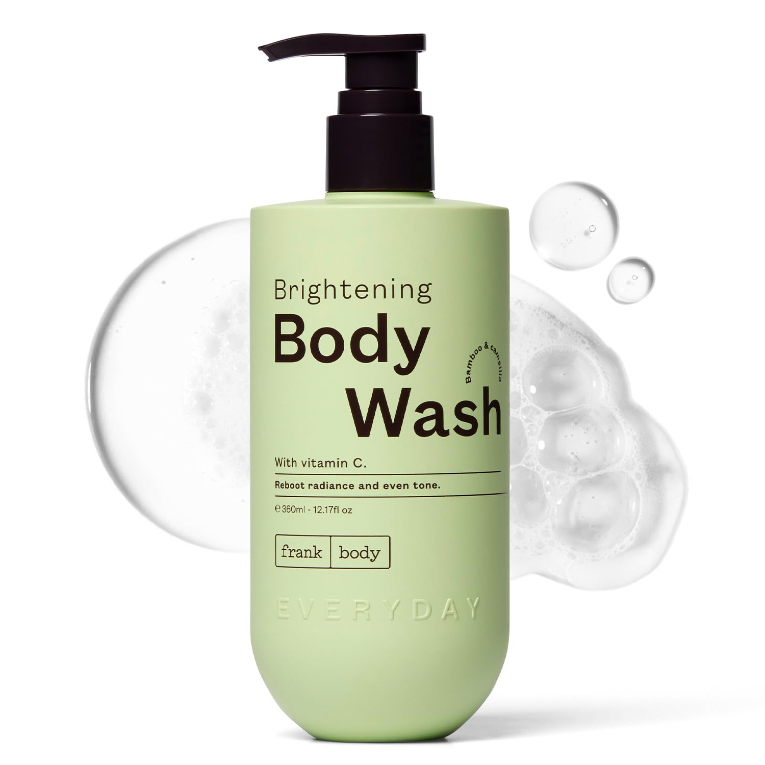 Everyday by frank body Brightening Body Wash - Vitamin B & C, Kakadu Plum & Pomegranate - 360 mL
